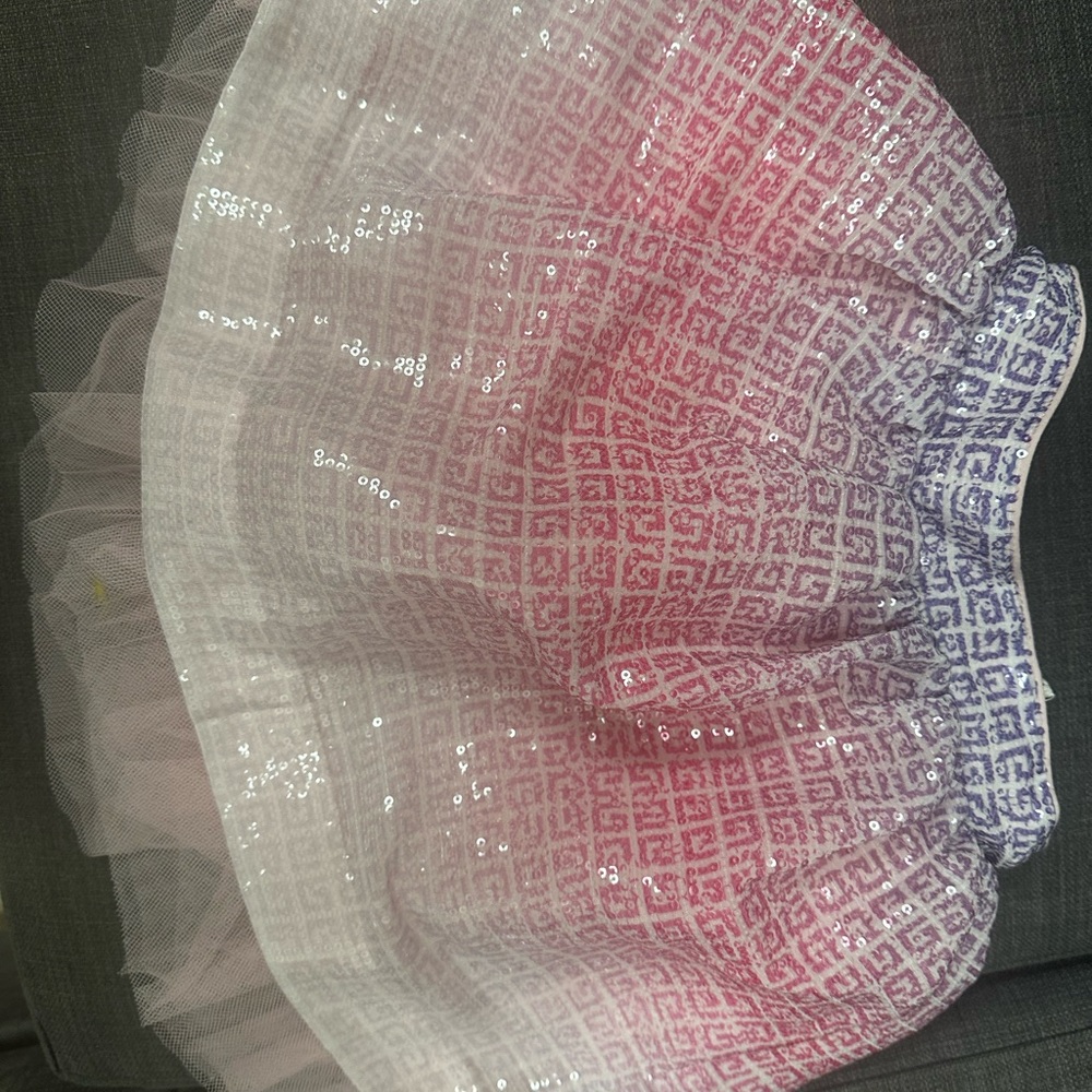 Kids Gradient Pink and Purple Dress